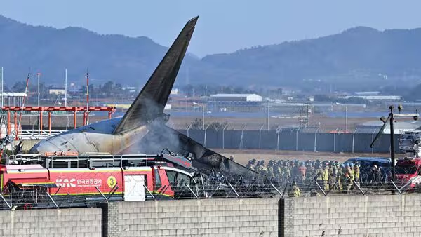 south korea plane crash accident