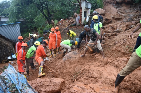 tiruvannamalai landslide rain
