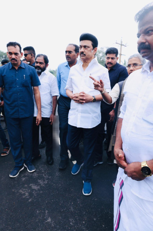 mk stalin villupuram cyclone fengal