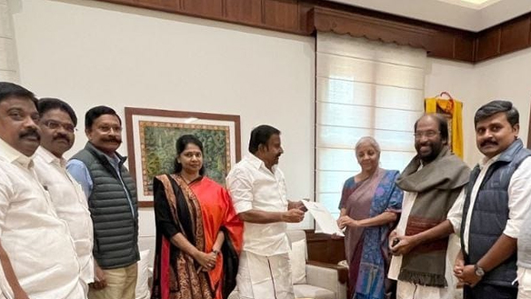 tn-ministers-thangam-thennarasu-and-kn-nehru-meets-with-union-minister-nirmala-sitharaman