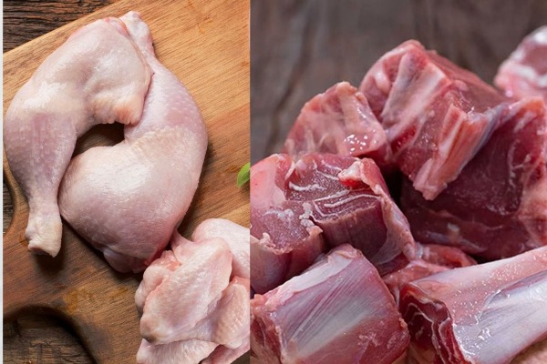 mutton chicken meat mutton chicken meat