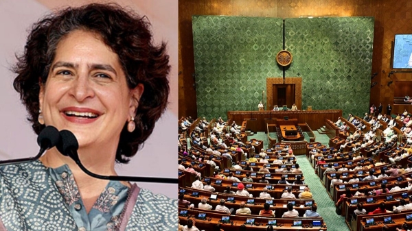 priyanka gandhi parliament