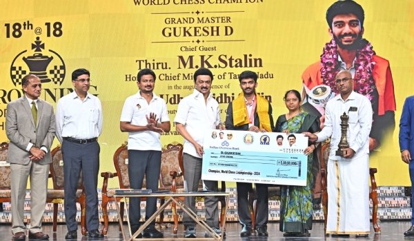 mk stalin gukesh chennai