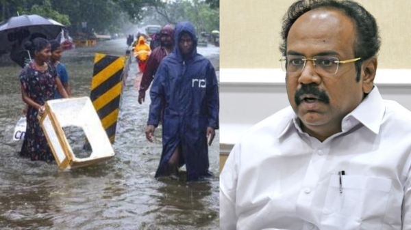 Thangam thennarasu Flood Relief Cyclone fengal