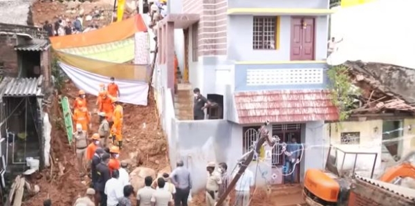 tiruvannamalai landslide ndrf
