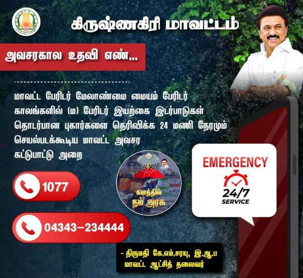 cyclone fengal krishnagiri weather