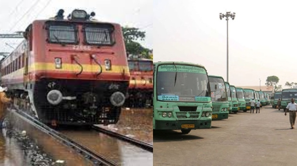 villupuram train special bus