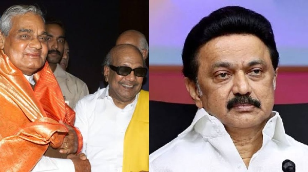 vajpayee dmk mk stalin