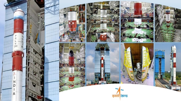 india isro rocket satellite