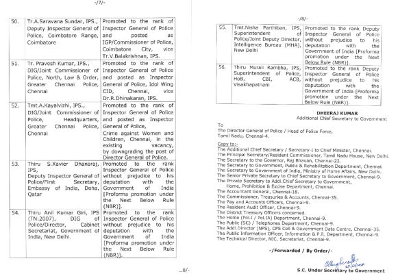 police ips tamilnadu government