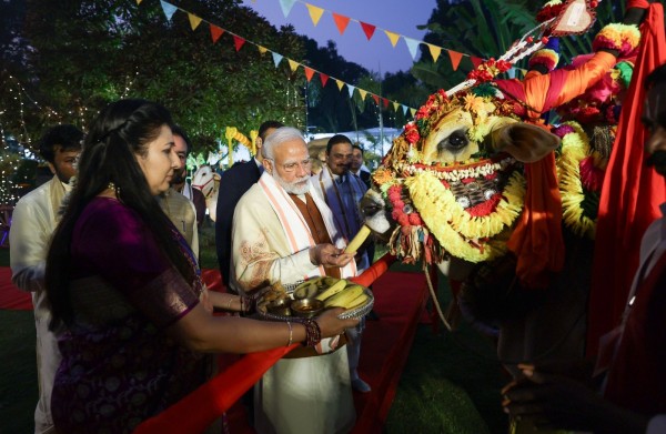 Narendra Modi Pongal 2025 Delhi