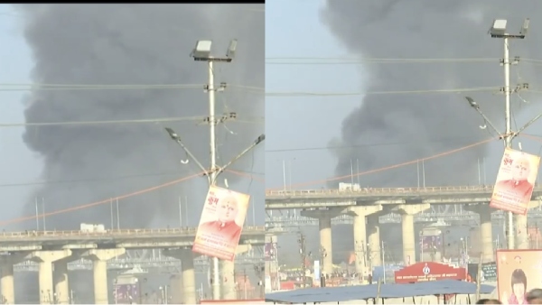 maha kumbh mela 2025 uttar pradesh fire 2025