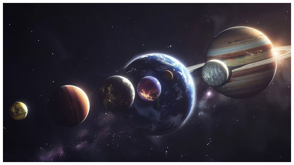 planets space