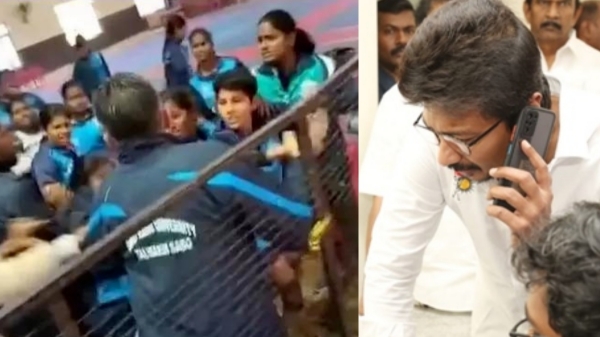 பஞ்சாபில் தமிழக மாணவிகள் மீது தாக்குதல்.. உடனே போனைப் போட்ட உதயநிதி! தமிழகம் வரும் வீராங்கனைகள் | Tamil Nadu Women Kabaddi Players Attacked in Punjab Tournament: Shocking ...