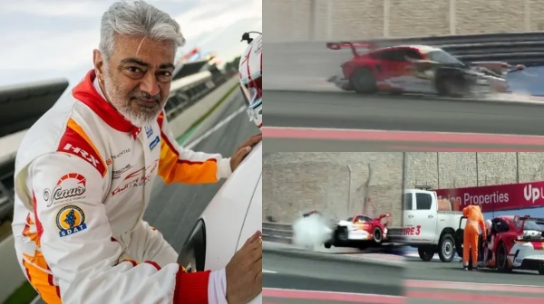 actor ajith kumar accident actor ajith kumar accident