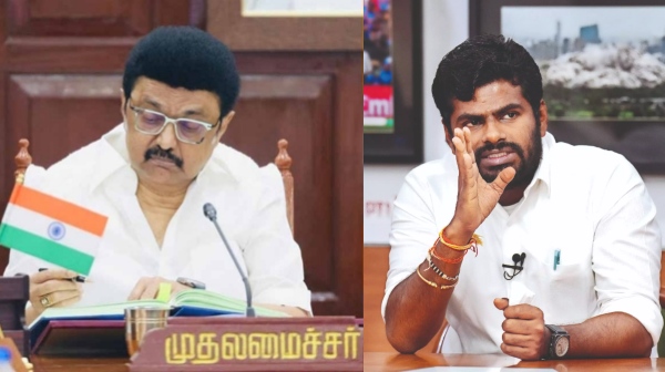 BJP Annamalai mk stalin