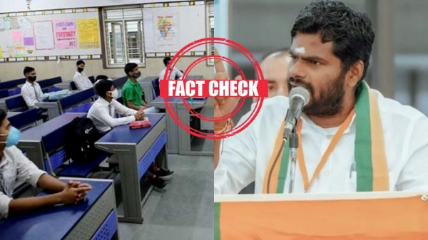 fact check annamalai bjp