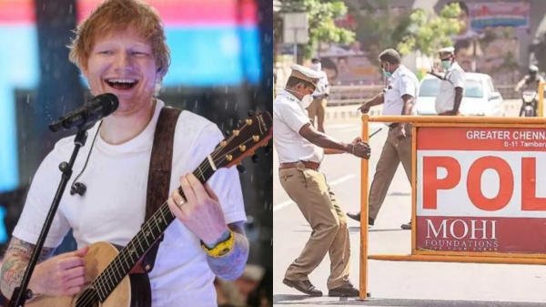 Ed Sheeran Chennai Traffic