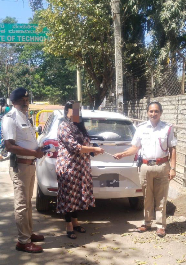 Bangalore traffic car