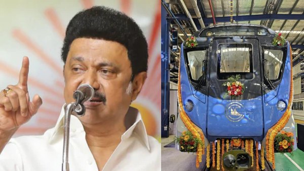 MK Stalin Chennai Metro Rail
