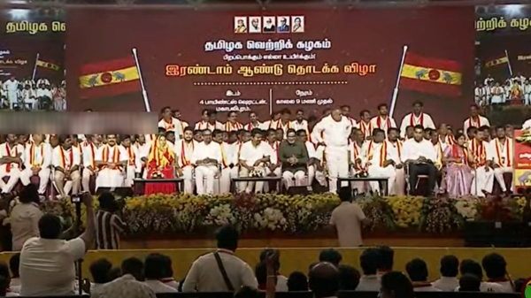 Vijay Tamilaga Vettri Kazhagam bussy Anand Vijay Tamilaga Vettri Kazhagam bussy Anand