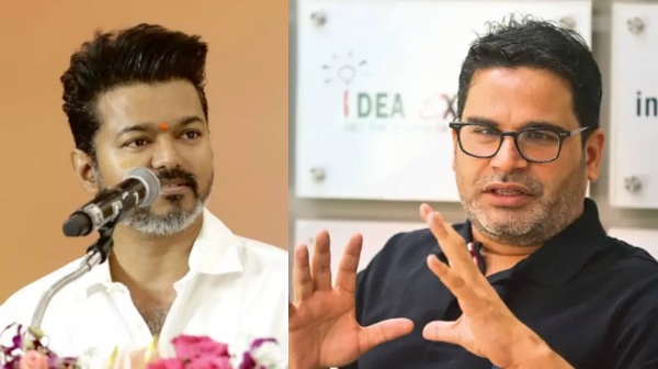 Actor Vijay TVK Prashant Kishor