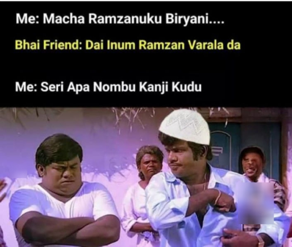 Ramzan briyani memes