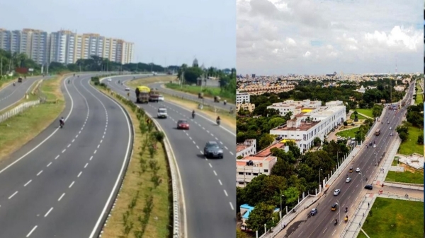 ஈசிஆர் பக்கம் போறீங்களா? அடையாளமே தெரியாமல் மாறுது சாலை.. வாகன ஓட்டிகள்  கவனம்.. செம முடிவு | ECR road 6 lane project is half completed soon it will  be finished by Tamil Nadu Govt ...