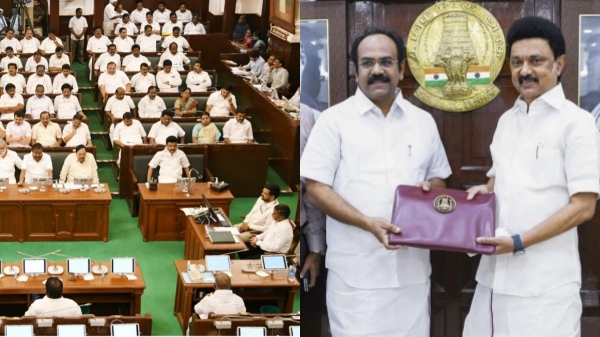 தமிழக அரசின் பட்ஜெட்இன்று தாக்கல்….