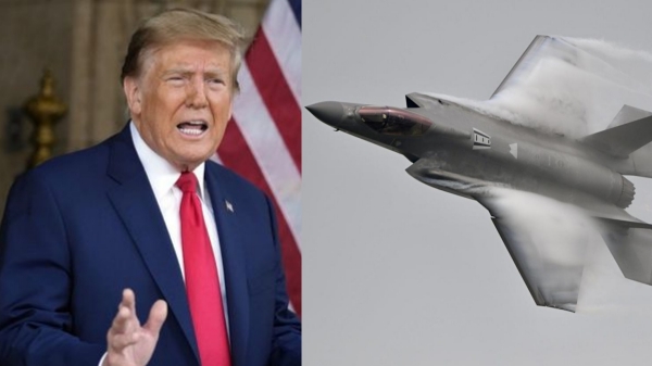 Donald Trump F 35 fighter jet NATO