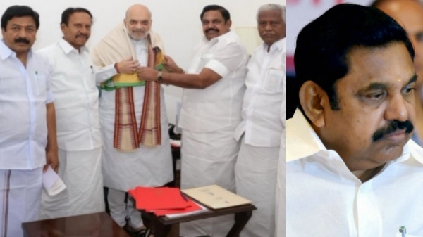ADMK BJP Delhi Edappadi Palanisamy Amit Shah ADMK BJP Delhi Edappadi Palanisamy Amit Shah