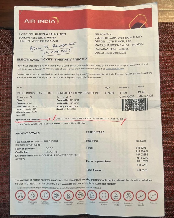 Delhi flight offbeat