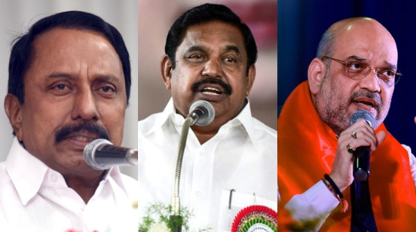 Is Sengottaiyan going to Delhi again Many AIADMK members are gathering outside his house
