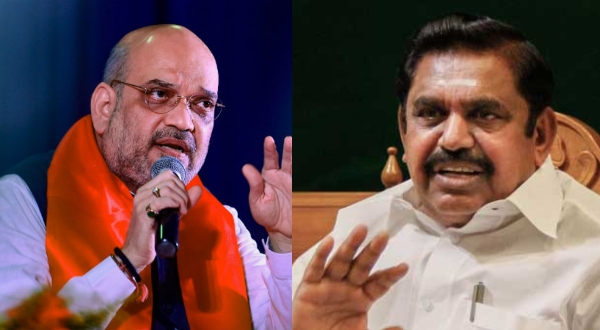 Amit Shah asked for 60 40 share in the NDA-BJP alliance during his talk with AIADMK Edappadi Palanisamy Amit Shah asked for 60 40 share in the NDA-BJP alliance during his talk with AIADMK Edappadi Palanisamy