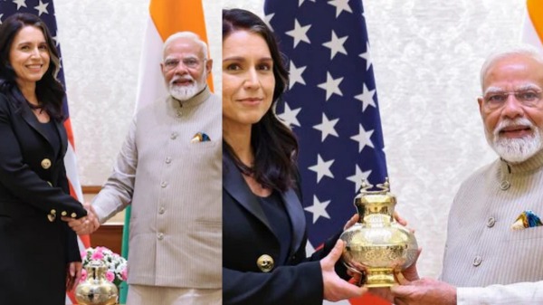 PM Modi America Ganga water PM Modi America Ganga water