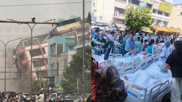 Myanmar Earthquake 1000-Bed Hospital Overwhelmed as Mass Casualty Area