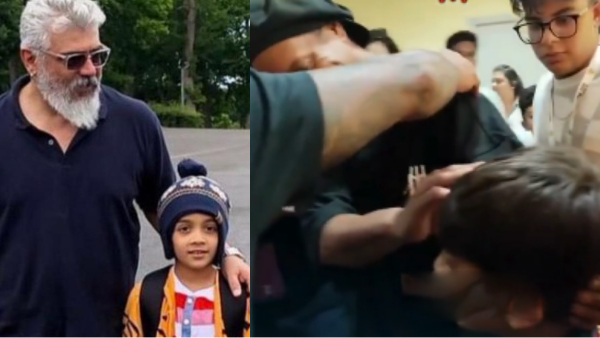 Ronaldinho Encourages Actor Ajith s Son Aadvik at Brazil Legends vs India All Stars Match in Chennai