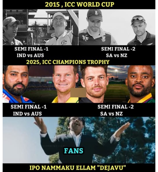 memes champions trophy 2025 India vs new Zealand 2025 vs