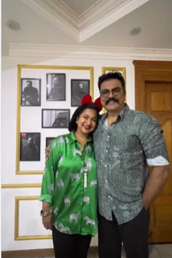 Radhika Sarathkumar Rajinikanth Radhika Sarathkumar Rajinikanth