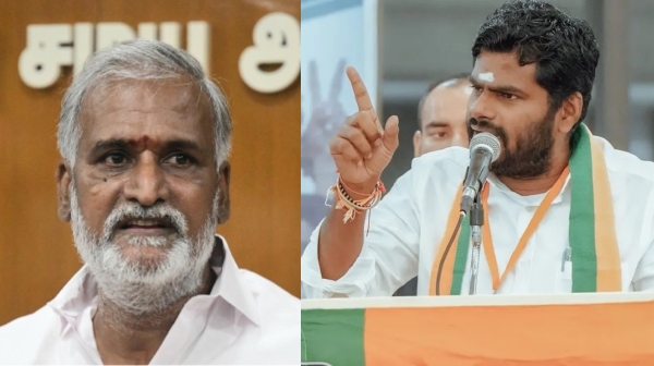 DMK Sekarbabu annamalai DMK Sekarbabu annamalai