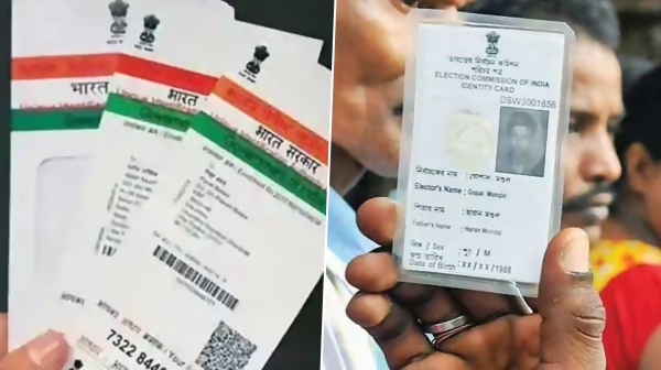 voter id aadhar card