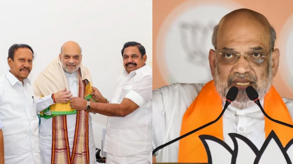 2026 சட்டமன்ற தேர்தலில் அதிமுக - பாஜக கூட்டணி உறுதி தானா? போட்டு உடைத்த  அமித்ஷா! | BJP discussing with AIADMK regarding alliance reveal at  appropriate time says Amit Shah - Tamil Oneindia
