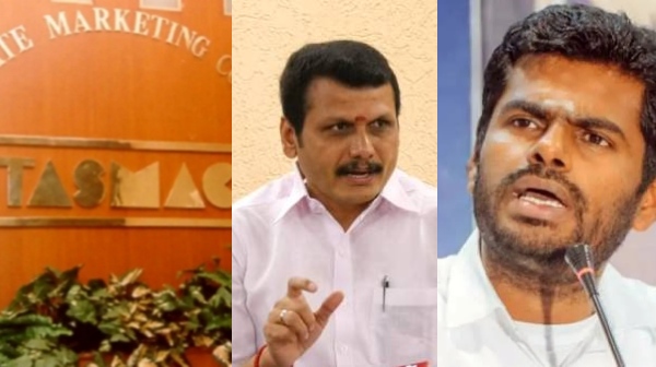 tasmac Senthil Balaji Annamalai