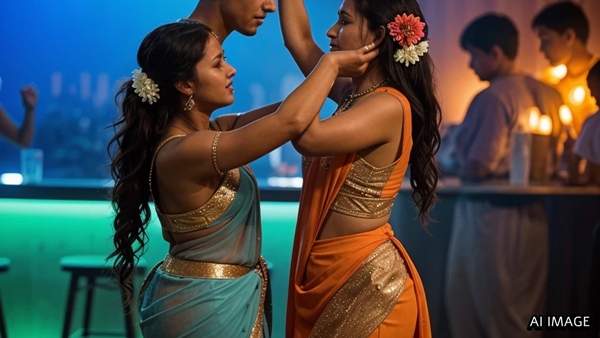 Rented girlfriends at a bar in a famous hotel in Thyagaraya Nagar Chennai