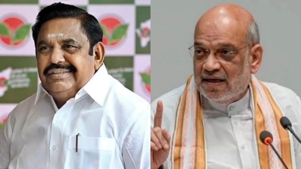 amit shah Edappadi Palaniswami amit shah Edappadi Palaniswami