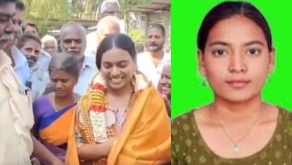 cuddalore-farmers-daughter-kathirselvi-who-topped-group-1-exam-receives-warm-welcome-in-native cuddalore-farmers-daughter-kathirselvi-who-topped-group-1-exam-receives-warm-welcome-in-native