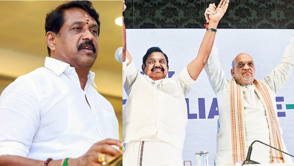 Amit Shah and EPS to Finalize NDA Alliance Parties Seat Sharing for 2026 Nainar Nagendran