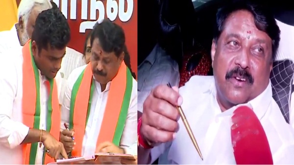 annamalai-gifted-pen-to-nainar-nagendran-who-elect-as-a-new-bjp-president-of-tamil-nadu annamalai-gifted-pen-to-nainar-nagendran-who-elect-as-a-new-bjp-president-of-tamil-nadu