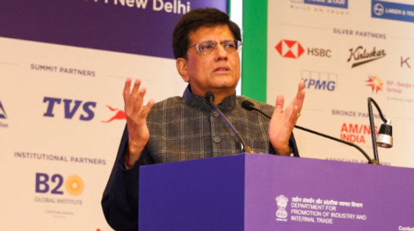 Piyush Goyal targets Indians startups stuck on food delivery comapares with China s AI startups