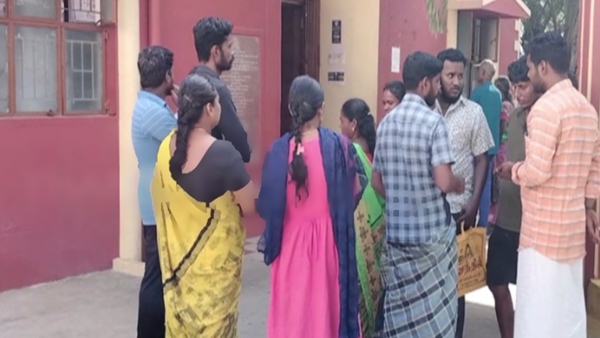 What did private bank employees do to collect the loan near Salem What did Vadivel do